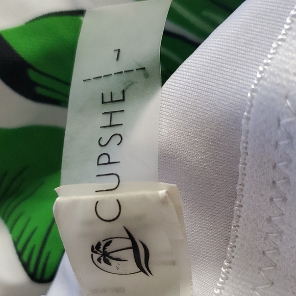 Cupshe Leafy One Piece Swimsuit SZ LG - Picture 4 of 6
